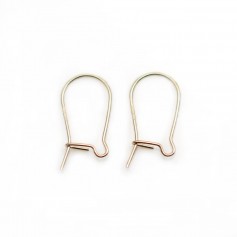 Dormeuse 8x16x0.51mm, en gold-filled 14 carats x 4pcs