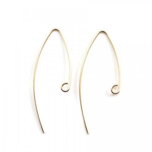 14k gold filled 35mm earhook x 2pcs