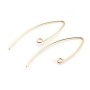 Crochets d'oreilles 35mm en gold filled 14 carats x 2pcs