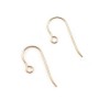 Crochets d'oreilles micro en gold filled 14 carats 15.5x0.51mm x 6pcs
