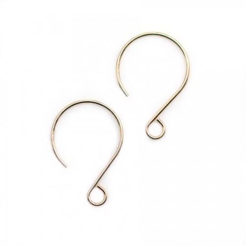 14k gold filled 16x24mm ear wire x 2pcs