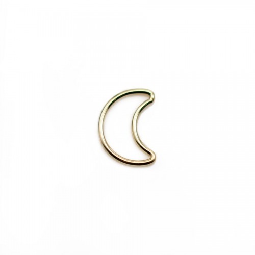 Breloque lune 8x11x0.88mm en gold-filled x 2pcs