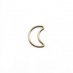 Breloque lune 8x11x0.88mm en gold-filled x 2pcs
