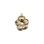 Gold filled sun charm 8mm x 2pcs