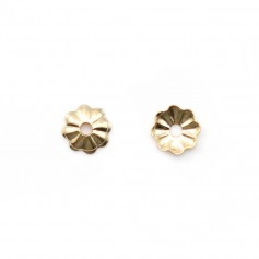COUPELLE EN FLEUR 3X0.76MM GOLD FILLED 14 CARAT0.75x100pcs