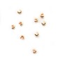 Cache nœud 3.0mm Gold filled 14 carat x 10pcs  