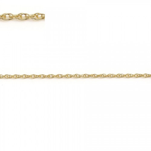 OVAL CHAIN 1,3MM GOLD FILLED 14K x 50CM