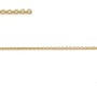 Chaine gold filled 14 carats  maille anneau ovale 1.1x1.2mm x  50cm