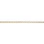 Chaine14KGF  Maille Anneau Ovale 1.1mm  x  50cm