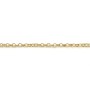 Chaine 14KGF anneaux double croise 1.7mm x 50cm