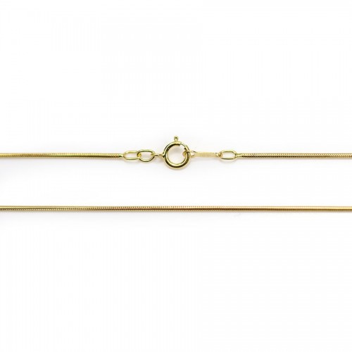 Chaine Gold Filled 14 carats  40cmX1.0mm x 1pc