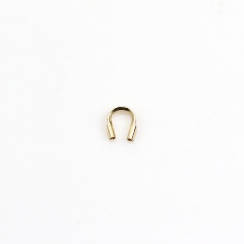 Protection pour fil cable  0.21mm Gold Filled 14 carats x 4 pcs