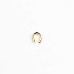 Protection pour fil cable  0.21mm Gold Filled 14 carats x 4 pcs