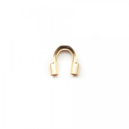 Protection pour fil cable 0.45mm Gold Filled 14 carats x 4 pcs