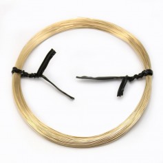 Semi-hard wire in 14 carat gold filled, 0.25 mm x 1m