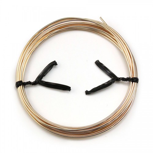 Halbharter Draht aus Gold Filled 1.27mm x 2.5m