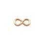 Intercalaire infini en gold filled 14 carats 4.25x9x1.0mm x 2pcs