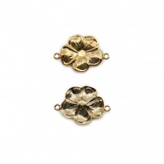 Intercalaire fleur en gold filled 14 carats 11x16mm x 1pc