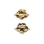 Intercalaire fleur en gold filled 14 carats 11x16mm x 1pc