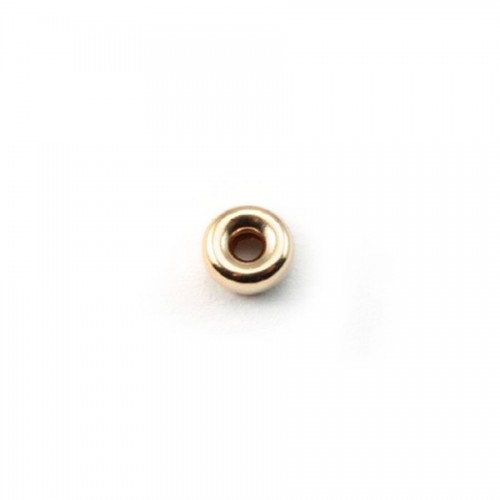 RONDELLE 5X1.4MM GOLD FILLED 14 CARAT 2.84G20PCS