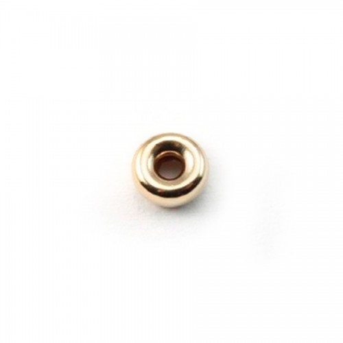 RONDELLE 5X1.4MM GOLD FILLED 14 CARAT 2.84G20PCS