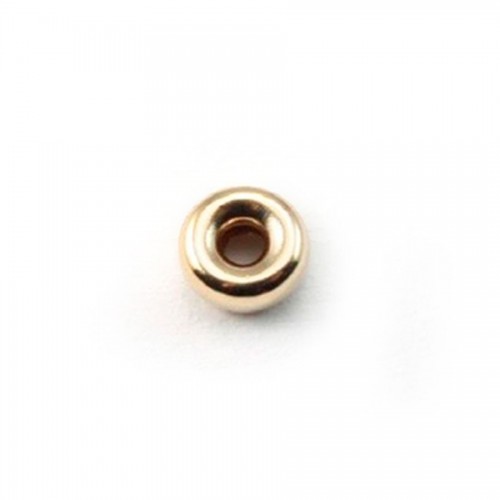 RONDELLE 5X1.4MM GOLD FILLED 14 CARAT 2.84G20PCS