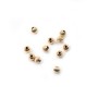 BOULE STRIEES 3X1.4MM GOLD FILLED 14 CARAT 1.84G 40PCS