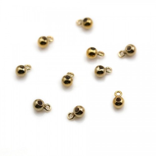 Stoppeur en gold filled 14k, avec 1 anneau, 3mm x 1pc
