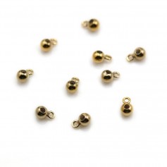 Stopper en gold filled 14k, avec 1 anneau, 3mm x 1pc