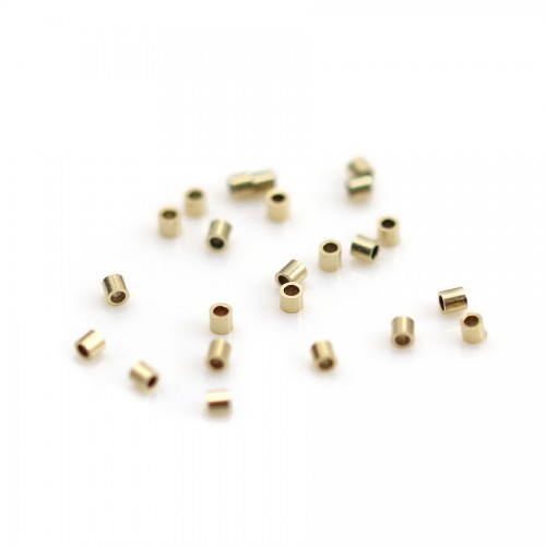 TUBE 1.6X2MM GOLD FILLED 14 CARAT 0.88G 100PCS