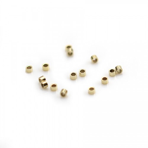 14K Gold filled 1.6x1.0mm Cut Tube x 20 pcs 