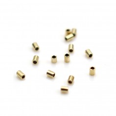 TUBE 1.6X2MM GOLD FILLED 14 CARAT 0.88G 100PCS