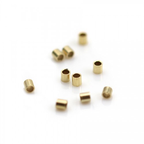 TUBE 1.6X2MM GOLD FILLED 14 CARAT 0.88G 100PCS