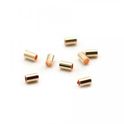14k gold filled cut tube 3x2mm x 15pcs