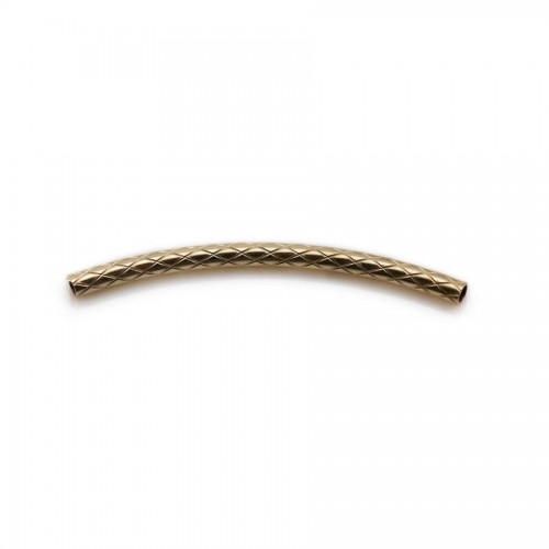 14k gold filled twisted tube 20x1.5mm x 2pcs
