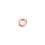 Gold filled rosé 14k anneaux ouvert 6 x 1mm x 4pcs