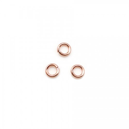 14k rose gold filled jump rings 0.64x4mm x 15pcs