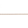 CHAÎNE MAILLE OVALE 1.6x1,3 MM EN ROSE GOLD FILLED 14 CARATS x 50CM