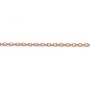 Chaine gold filled rose 14 carats  maille  ovale 1.7mm x  50cm
