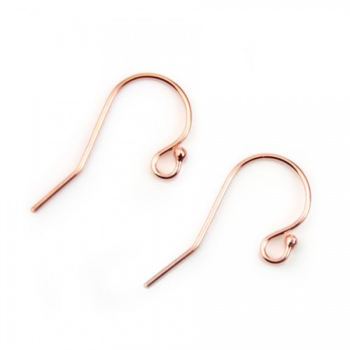 14 carats rose gold filled earhook 11.5x20mm x 2pcs