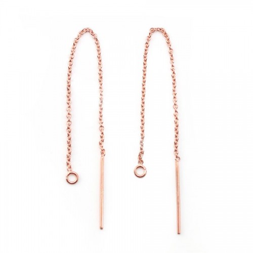 14k rose gold filled Earthread 0.76 x 80mm x 2pcs