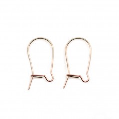 Dormeuse 8x16x0.51mm, en gold-filled 14 carats rosé x 4pcs