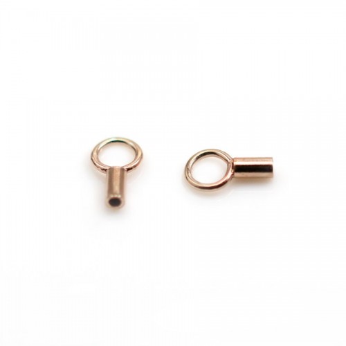 Terminators 1mm 14k rose gold filled x2 pcs