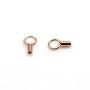 Embout pour fil 1.0mm, en gold filled rosé 14 carats x 2pcs