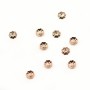 Coupelle en forme de fleur, en gold filled rosé 14 carats, 1x5mm x 8pcs