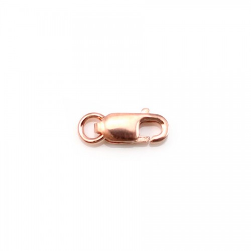 Fermoir mousqueton en gold filled 14 carat rosé 3x8mm x 1pc