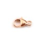 Gold filled rosé 14 carats mousqueton 4.8x9mm x 1pc