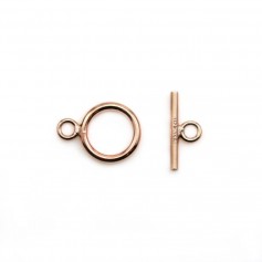 Fermoir Toggle OT 9x12mm en gold filled rosé 14 carats x 1pc