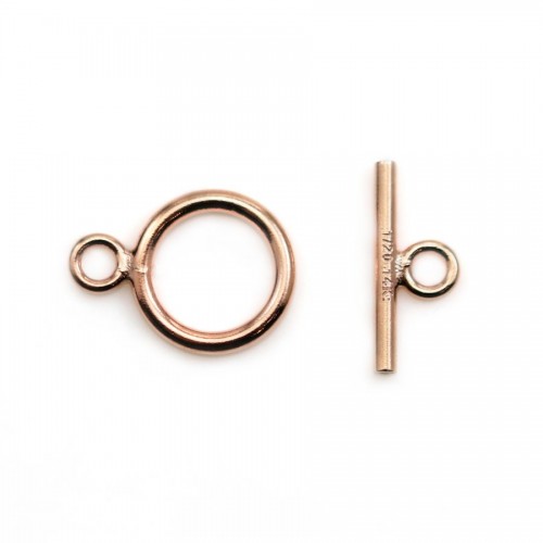 Fermoir Toggle OT  1.27x11mm Gold filled rose 14 carats x 1pc
