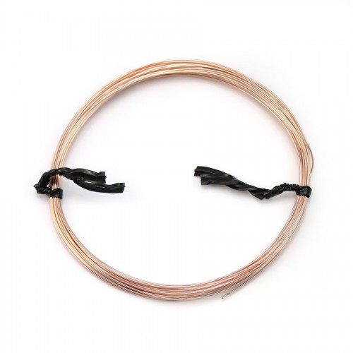 Fil en Gold Filled rosé 0.5mm x 1m